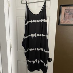 Spaghetti strap tye dye dress